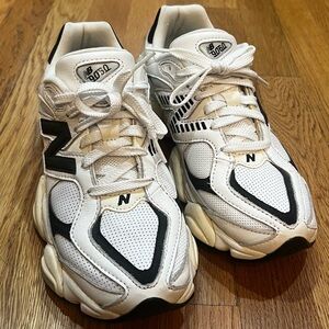 New Balance White and Black 9060